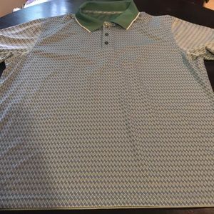 Looks New XL Tasso Elba Golf Polo Diamond Shirt 🌟